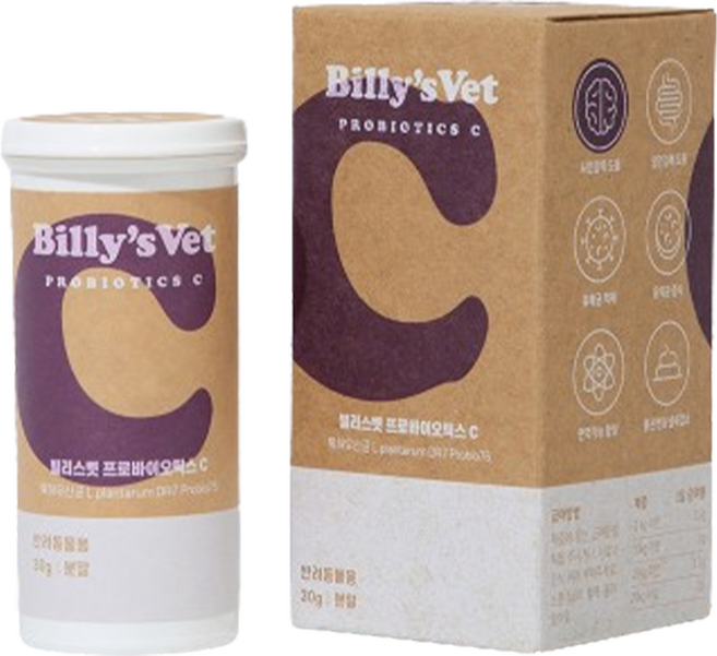 빌리스벳 반려동물 영양제, 30g, 뇌+장건강, 1개