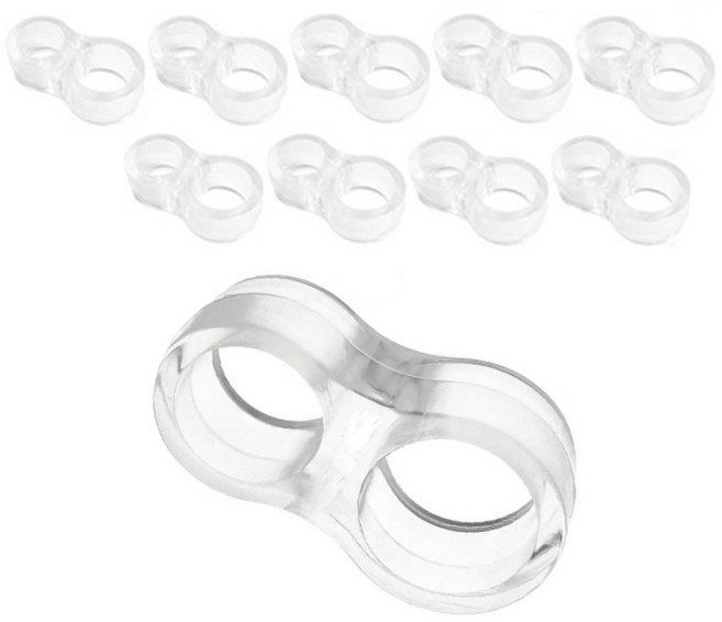 아이끌레 방문 스토퍼 문콕 찍힘 도어쿠션, 투명, 10개