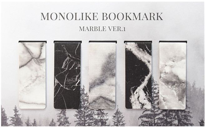 모노라이크 마그네틱 북마크 5종 세트, 마블ver1, 1세트