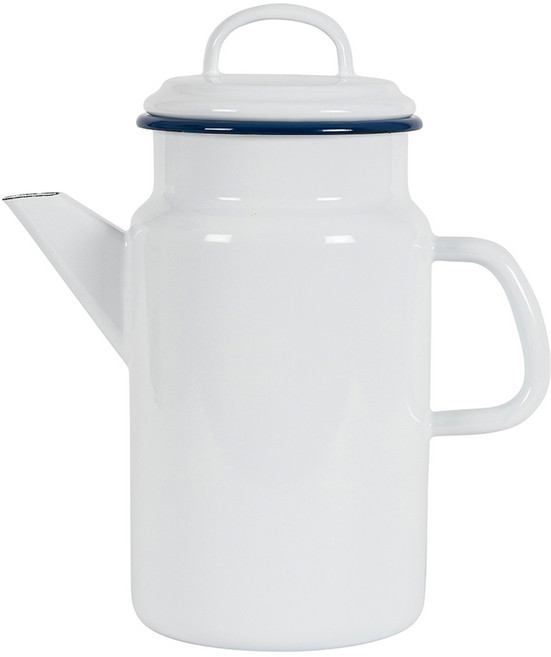 코쿰 법랑 티팟 주전자, 2L, 화이트, 1개