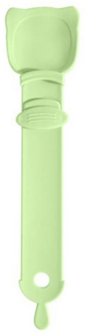 리치독스 반려동물 점보 짜먹는 간식스푼, 그린, 1개