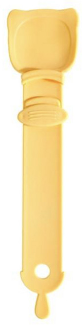 리치독스 반려동물 점보 짜먹는 간식스푼, 옐로우, 1개