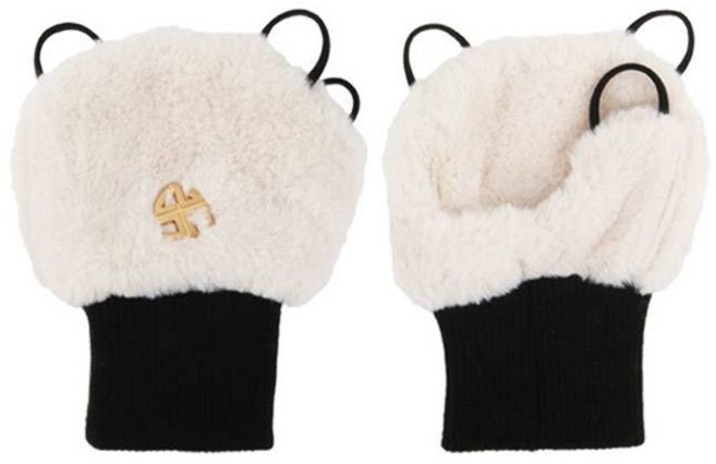 헨리스튜어트 골프 방한 손등토시 양손세트, 아이보리, 1세트