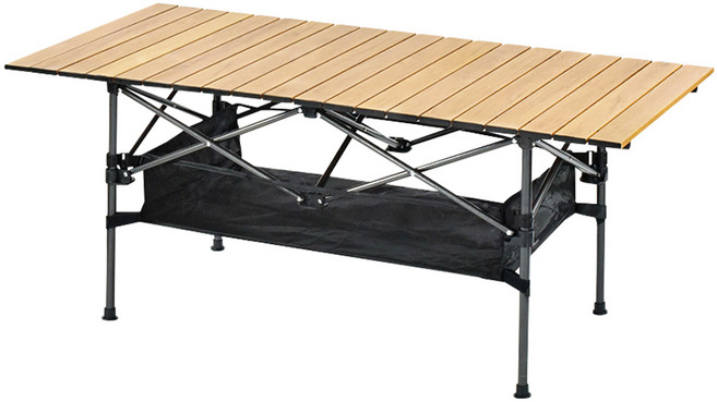 베어하이크 경량 롤 캠핑 테이블, 우드