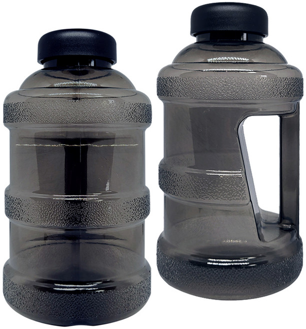 월포 휴대용 미니 멀티 보틀, 블랙, 1L, 2개