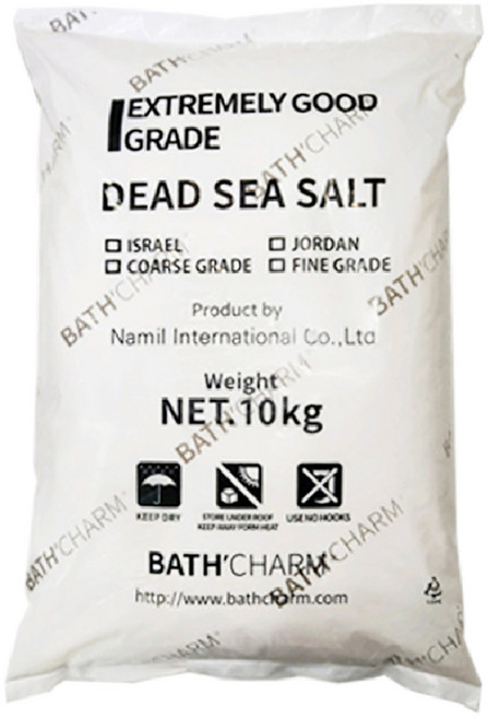 바스참 BK 내추럴 굵은입자 사해소금, 10kg, 1개