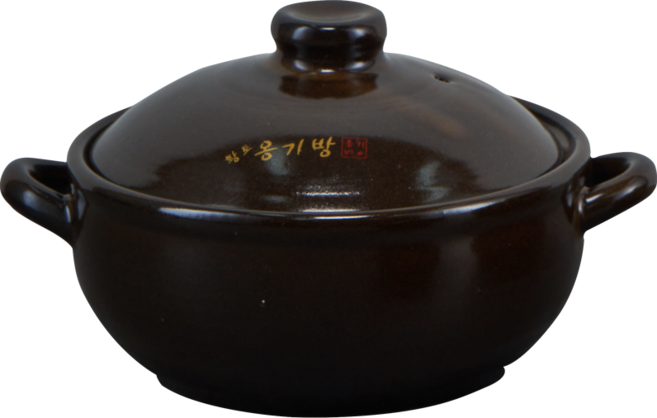 아트웨어 황토 내열 냄비 중, 18.5cm, 1개