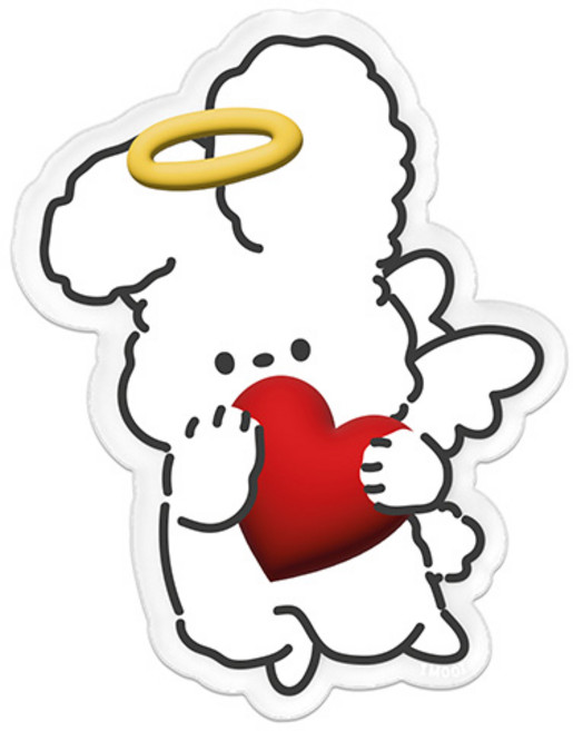 아이무이 포소미 아크릴 그립 모음 스마트톡 거치대 엔젤포소미, 혼합색상, 1개