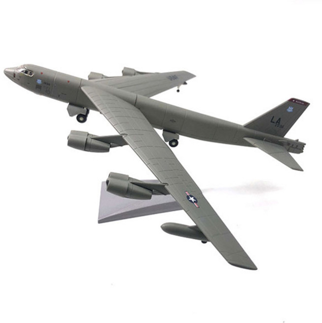 B-52 壓鑄軍事模型戰鬥機 (含支架套組), 1個, 灰色