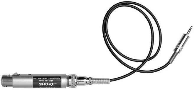 슈어 캠코더 연결용 마이크 케이블, A96F, 혼합색상