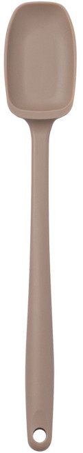 키친팩토리 파스텔 실리콘 미니 볶음스푼, 다크베이지, 1개