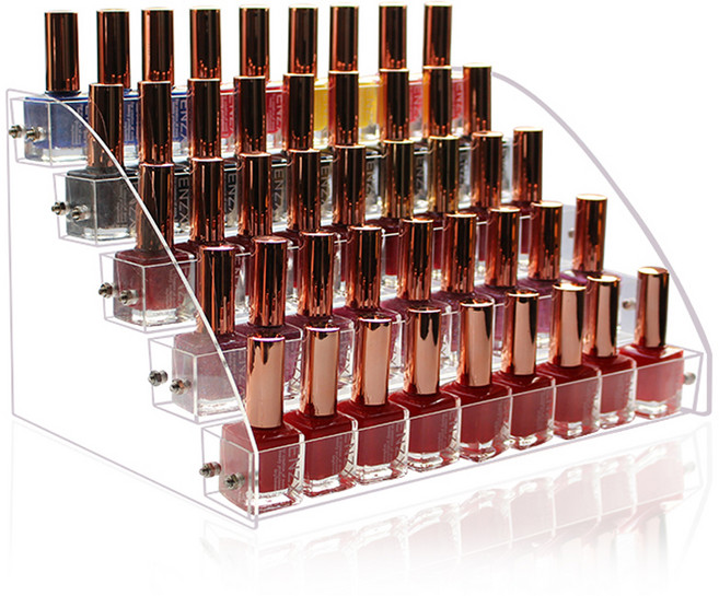 풀커버링 5단 아크릴 매니큐어 정리대, 1개