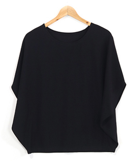 라라온 여성용 가오리핏 반팔 베이직 티셔츠 TSP622