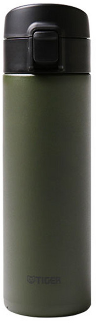 타이거 수퍼클린플러스 원터치 보온보냉 텀블러 MKA-K048, 모스 그린, 480ml, 1개