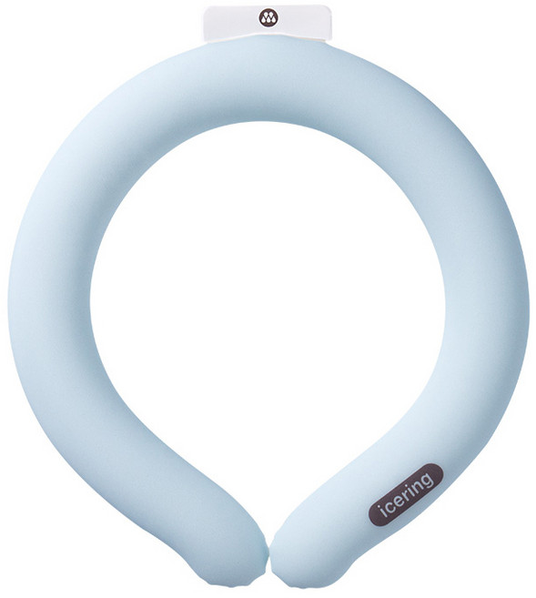 엠팩플러스 아이스링 넥쿨러, 스카이블루, 1개