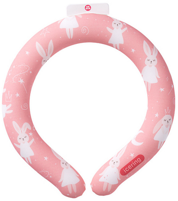 엠팩플러스 아이스링 넥쿨러, 핑크래빗, 1개