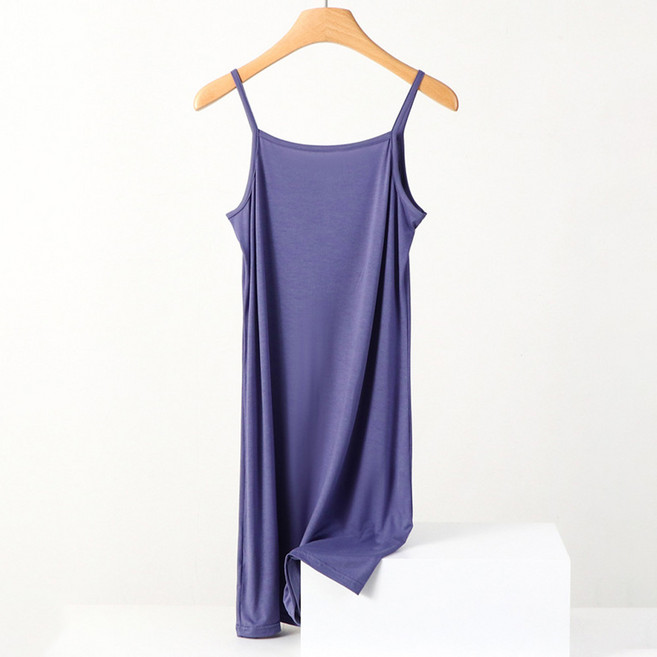 아뗄릭 리얼 모달 냉감 통기성 끈나시 이너 원피스 13907 빅사이즈 포함