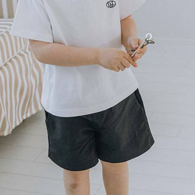 똘무룩 아동용 냉감 통기성 바스락 와펜 반바지