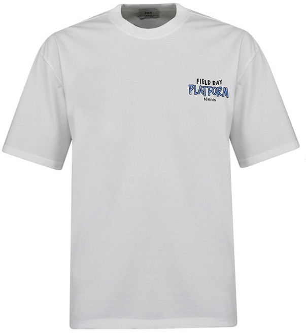 엣지애 남성용 오버핏 큐티 테니스덕 라운드 티셔츠 MCTM4HT5470