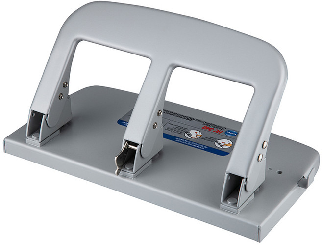 칼 3공 40매 중용량 300 x 168 x 82 mm 펀치 HC-340, Grey, 1개