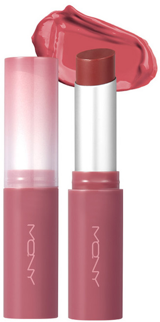 맥퀸뉴욕 글로우 멜팅 립스틱, 01 로지베이그, 3.5g, 1개