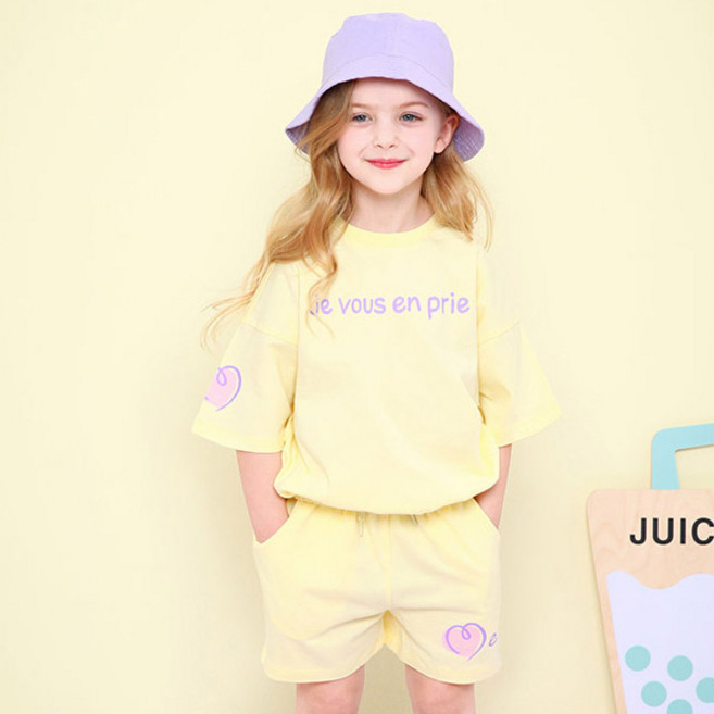 JELISPOON 女童透氣New甜心亮點上下套裝