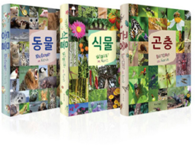 어린이 포켓 도감 식물 + 동물 + 곤충 세트 전3권, 와이즈팍스