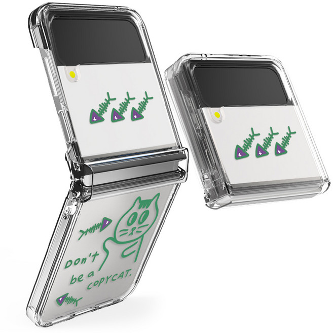 폰팔레트 힌지보호 투명 디자인 휴대폰 케이스