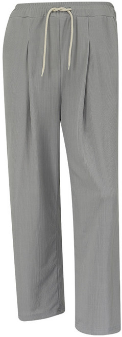 엣지애 플리츠 스판 밴딩바지 MUPM4MG8404