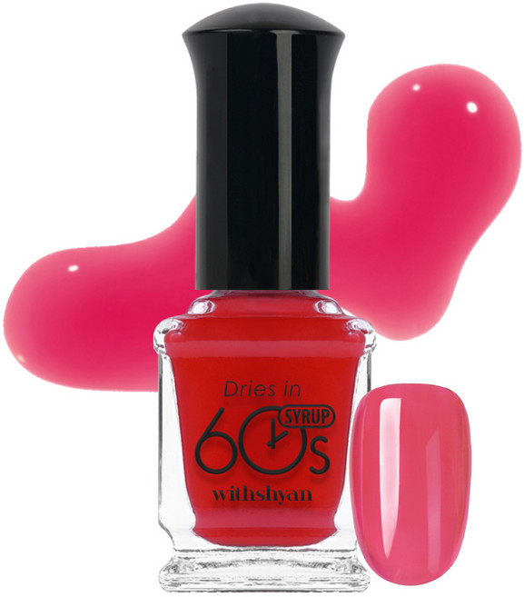 위드샨 60초 매니큐어, M144앵두시럽, 9ml, 1개
