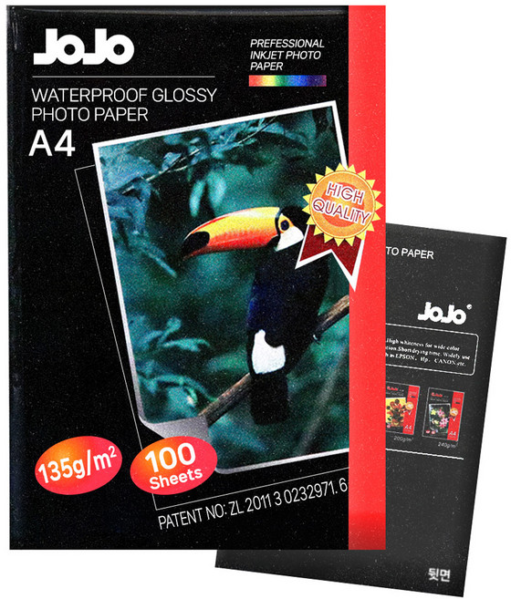 조조 다다 고광택 포토용지 135g, A4, 100매