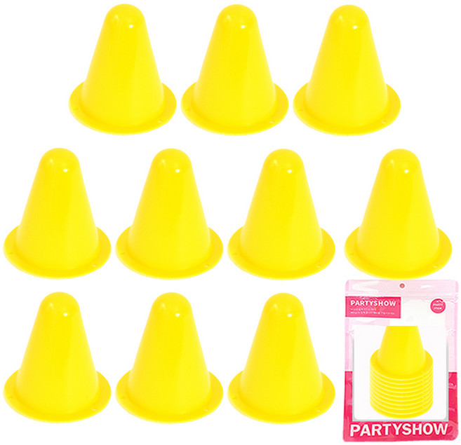 파티쇼 미니칼라콘, 옐로우, 10개
