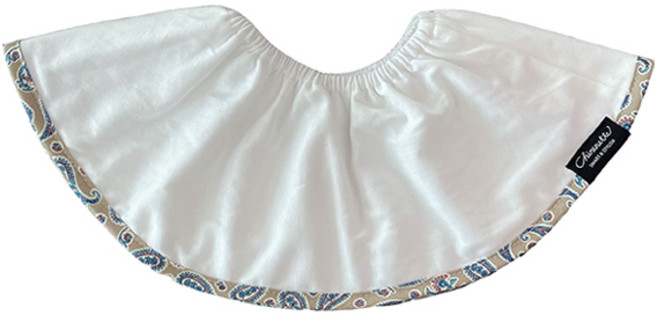 쉐리네뜨 쉐리빕 돌려쓰는 턱받이 침받이, 페이즐리 베이지, 1개입, 1개