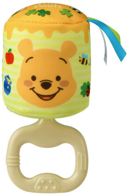 토미 디즈니베이비 푸우 차임벨 치발기, 혼합색상, 1개