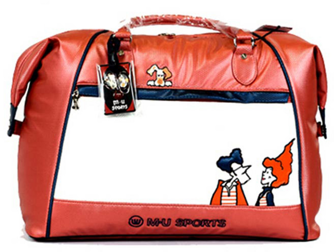 Mu Sports 高爾夫波士頓包 衣物袋 MUBB803M, 紅色