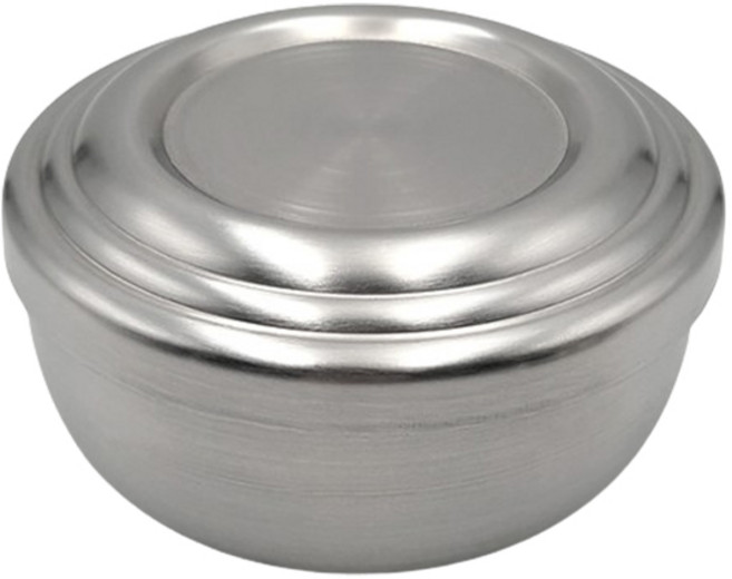 스테인리스 이중합식기 무광, 실버, 1개