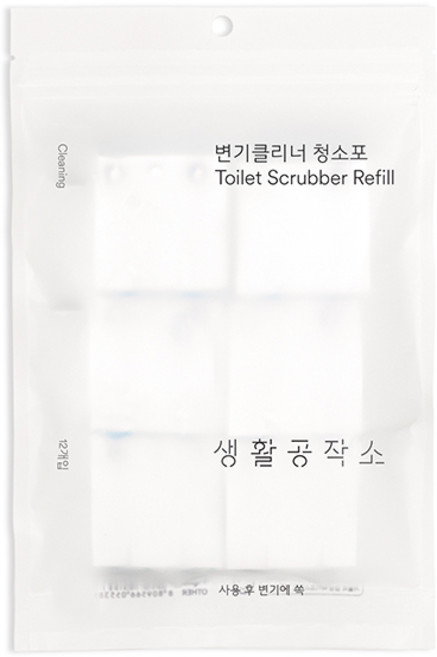 생활공작소 변기클리너 청소포, 1개