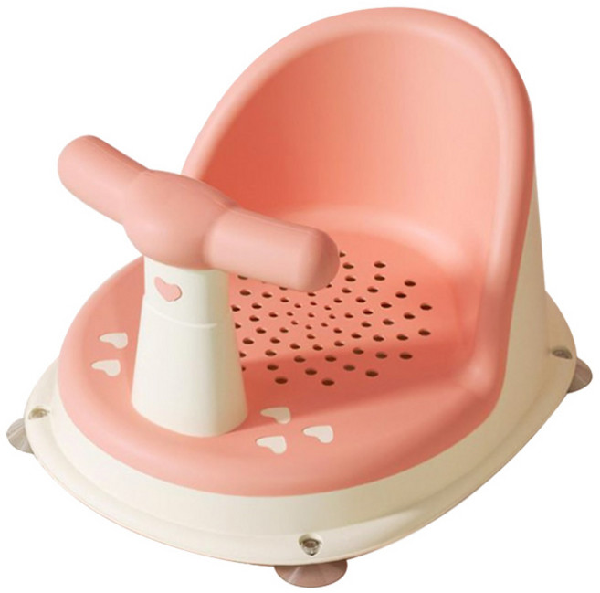 슈퍼리치 아기 목욕의자, 핑크, 1개