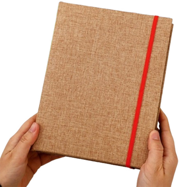 가죽 분리수납형 포토앨범 15cm, 베이지, 50매