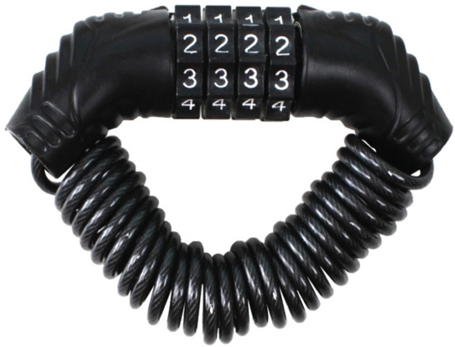 에이비엠코리아 슬림 자유번호 자전거열쇠 K-8178, 랜덤 발송, 1개