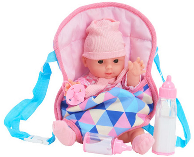 캐스비 플레이 리틀코코 동생돌보기 아기인형, 혼합색상, 1개
