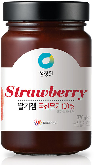 청정원 딸기잼, 1개, 370g