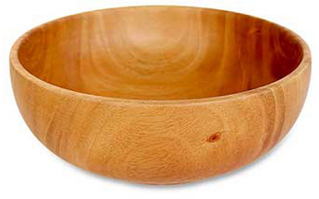 부엌다옴 마호가니 우드 이지 샐러드볼 대 19cm, 1개