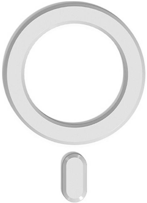 구스페리 그라비티 맥세이프 호환 플레이트 자석 스티커, 화이트, 1개