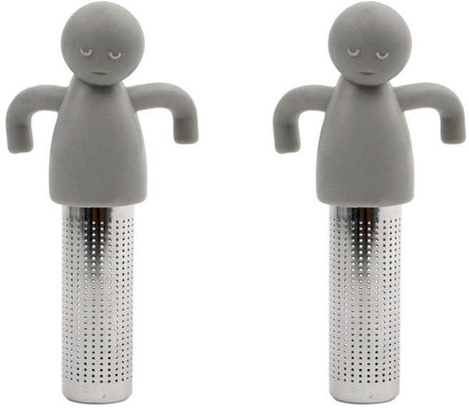 키친유 스텐 티 인퓨저 차 거름망, 2개