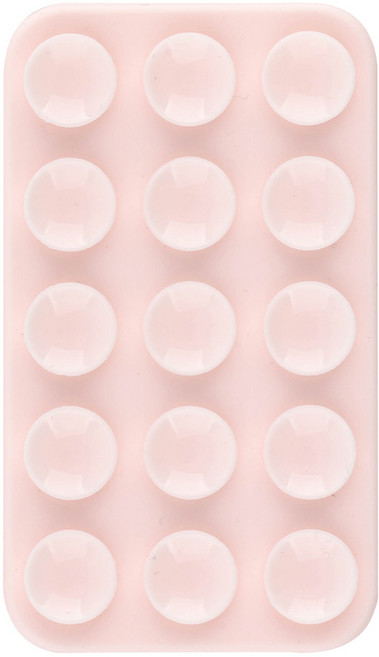 구스페리 미니 파스텔 양면 흡착식 실리콘 부착 패드, 핑크, 1개