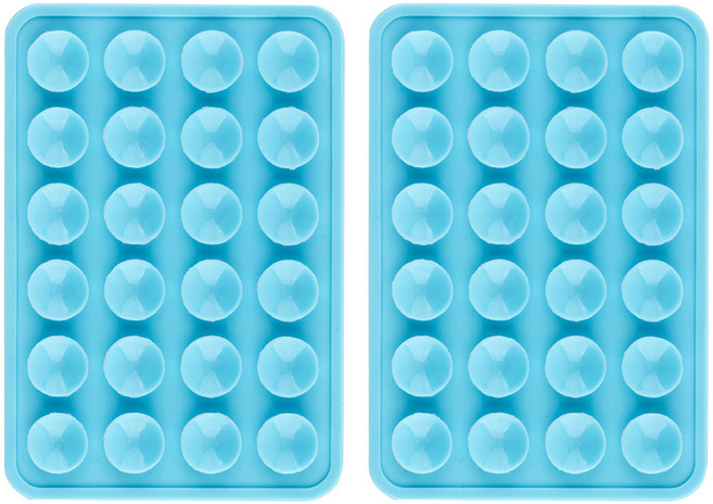구스페리 파스텔 흡착식 실리콘 부착 패드, 스카이, 2개