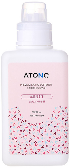 아토앤오투 유아용 프리미엄 섬유유연제 코튼파우더, 1L, 1개