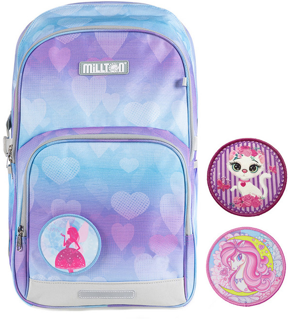 MiLLTON 兒童書包 30L 附3個徽章