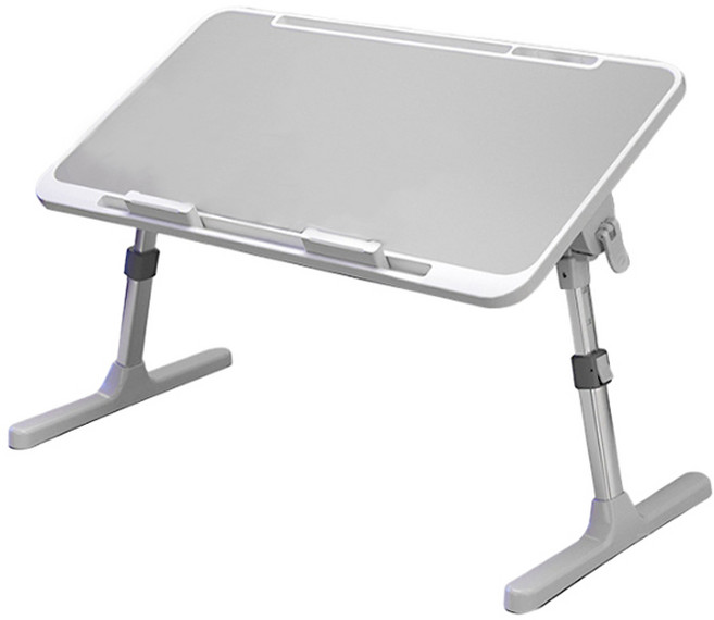 마르벨라 각도조절 노트북 책상 기본형, 그레이